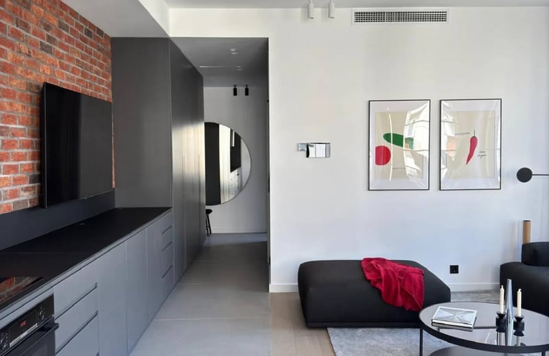 Аренда новой 3-комнатной квартиры, 65 м², центр Белграда, Сербия